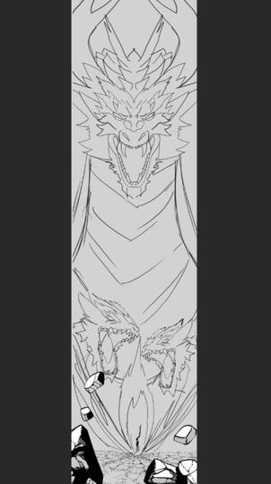 Girl Surrounded by Draconic Aura.